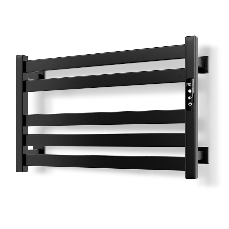 Small black discount electric towel rail